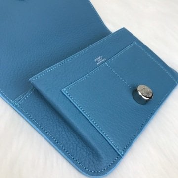 HERMES DOGON MINI %100 HAKIKI DERI CÜZDAN
