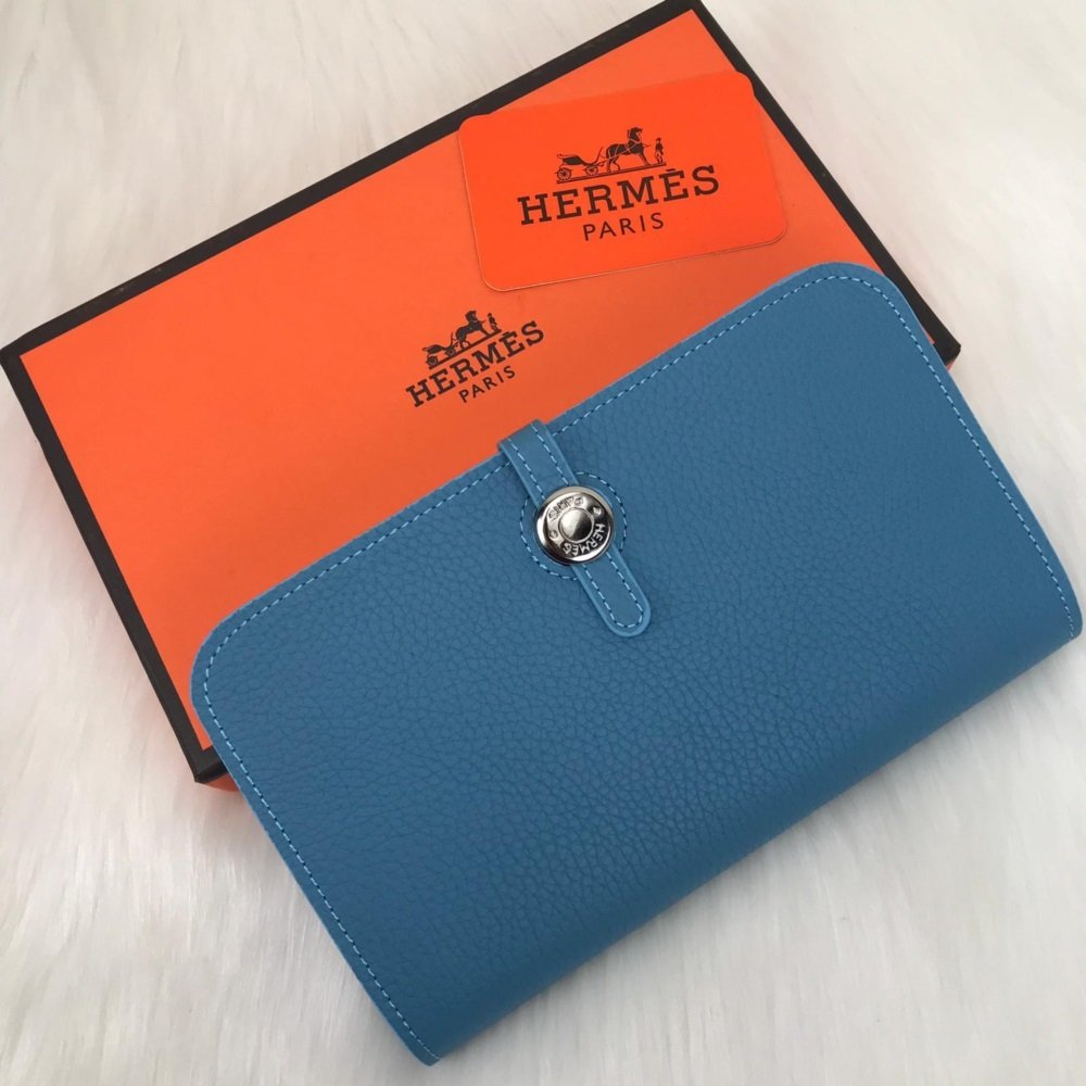 HERMES DOGON MINI %100 HAKIKI DERI CÜZDAN