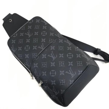 Louis Vuitton Avenue Sling erkek omuz çantası hakiki deri