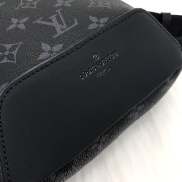 Louis Vuitton Avenue Sling erkek omuz çantası hakiki deri
