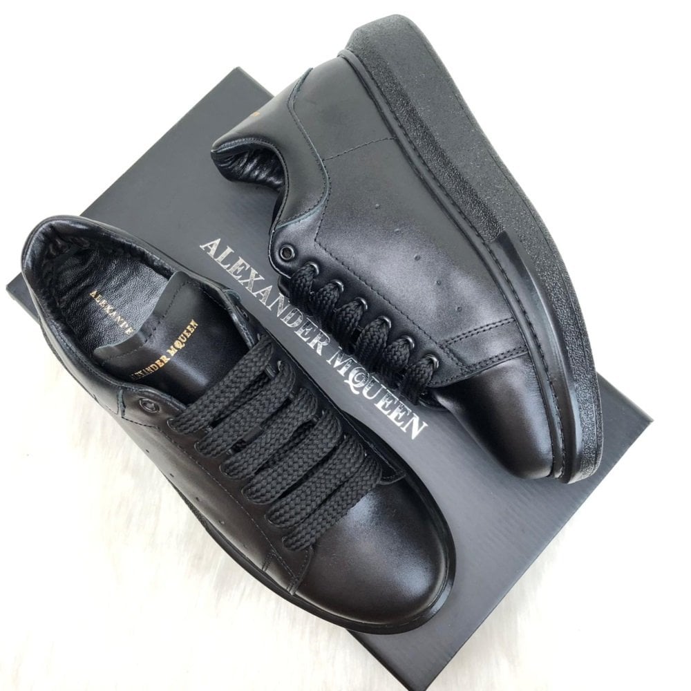 ALEXANDER McQueen %HAKİKİ DERİ ERKEK SNEAKER SİYAH