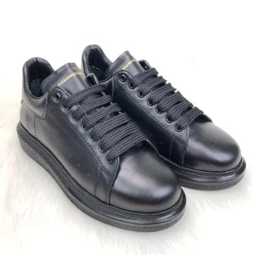 ALEXANDER McQueen %HAKİKİ DERİ ERKEK SNEAKER SİYAH