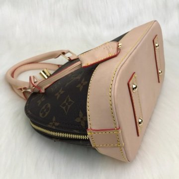 Louis vuitton mini MONOGRAM CANVAS ALMA %100 HAKIKI VEJITAL DERI