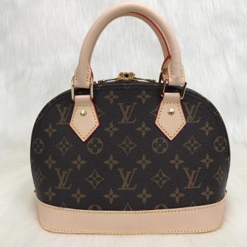 Louis vuitton mini MONOGRAM CANVAS ALMA %100 HAKIKI VEJITAL DERI
