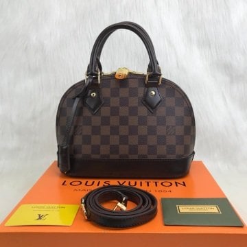 Louis vuitton  damier CANVAS ALMA %100 HAKIKI VEJITAL DERI