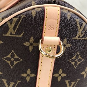 LOUIS VUITTON BANDOULIERE SPEEDY 35 CM VEJITAL DERI MONOGRAM