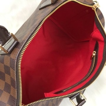 LOUIS VUITTON BANDOULIERE SPEEDY 35 CM VEJITAL DERI DAMİER GRAPHİTE