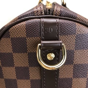 LOUIS VUITTON BANDOULIERE SPEEDY 30 CM VEJITAL DERI DAMİER GRAPHİTE