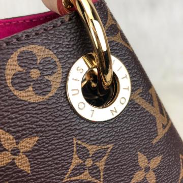 LOUIS VUITTON GRACEFUL PM MONOGRAM CANVAS %HAKİKİ VEJİTAL DERİ