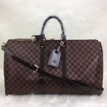 LOUIS VUITTON DAMİER CANVAS  VEJITAL DERI VALIZ 55X25 CM