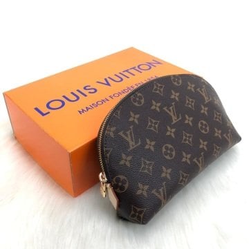 LOUIS VUITTON COSMETİC POUCH PORTFOY BÜYÜK BOY %100 hakiki vejital deri