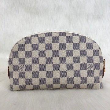 LOUIS VUITTON COSMETİC POUCH PORTFOY BÜYÜK BOY %100 hakiki vejital deri