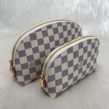 LOUIS VUITTON COSMETİC POUCH PORTFOY BÜYÜK BOY %100 hakiki vejital deri