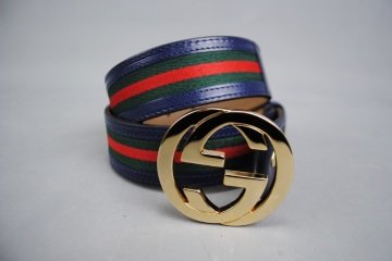 GUCCI INTERLOCKING GG BUCKLE KEMER %100 HAKIKI DERI