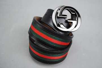 GUCCI INTERLOCKING GG BUCKLE KEMER %100 HAKIKI DERI