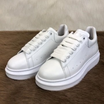 ALEXANDER McQueen %HAKİKİ DERİ SNEAKER BEYAZ