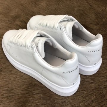 ALEXANDER McQueen %HAKİKİ DERİ SNEAKER BEYAZ