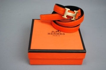 HERMES BUCKLE BELT SİYAH İNCE KEMER %100 HAKIKI DERI