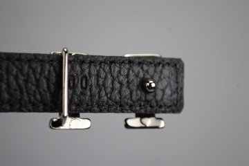 HERMES BUCKLE BELT SİYAH İNCE KEMER %100 HAKIKI DERI