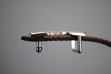 HERMES BUCKLE BELT SİYAH İNCE KEMER %100 HAKIKI DERI