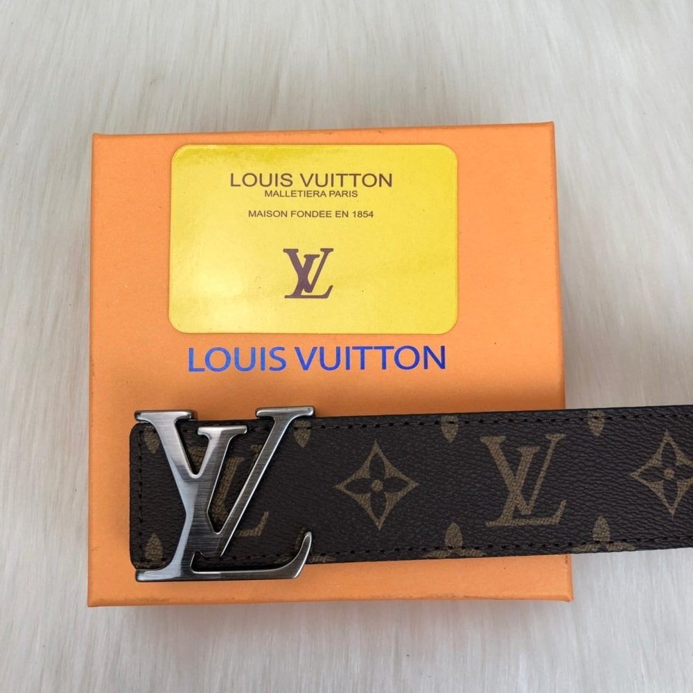 LOUIS VUITTON MONOGRAM CANVAS KEMER %100 HAKIKI DERI KAHVERENGİ