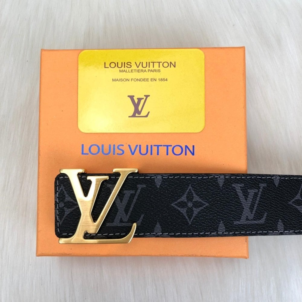 LOUIS VUITTON ECLİPSE KEMER %100 HAKIKI DERI SİYAH