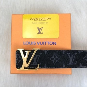LOUIS VUITTON ECLİPSE KEMER %100 HAKIKI DERI SİYAH