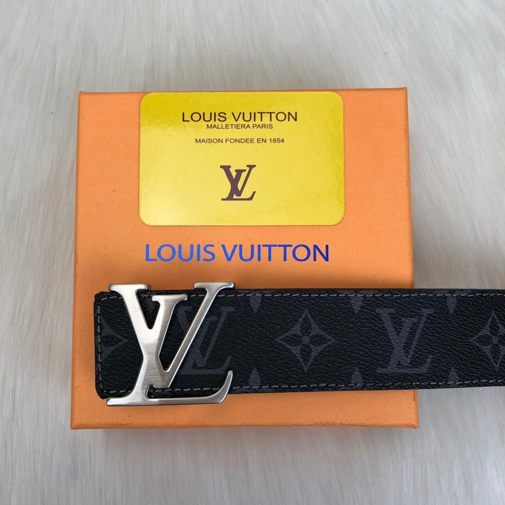 LOUIS VUITTON ECLİPSE KEMER %100 HAKIKI DERI SİYAH