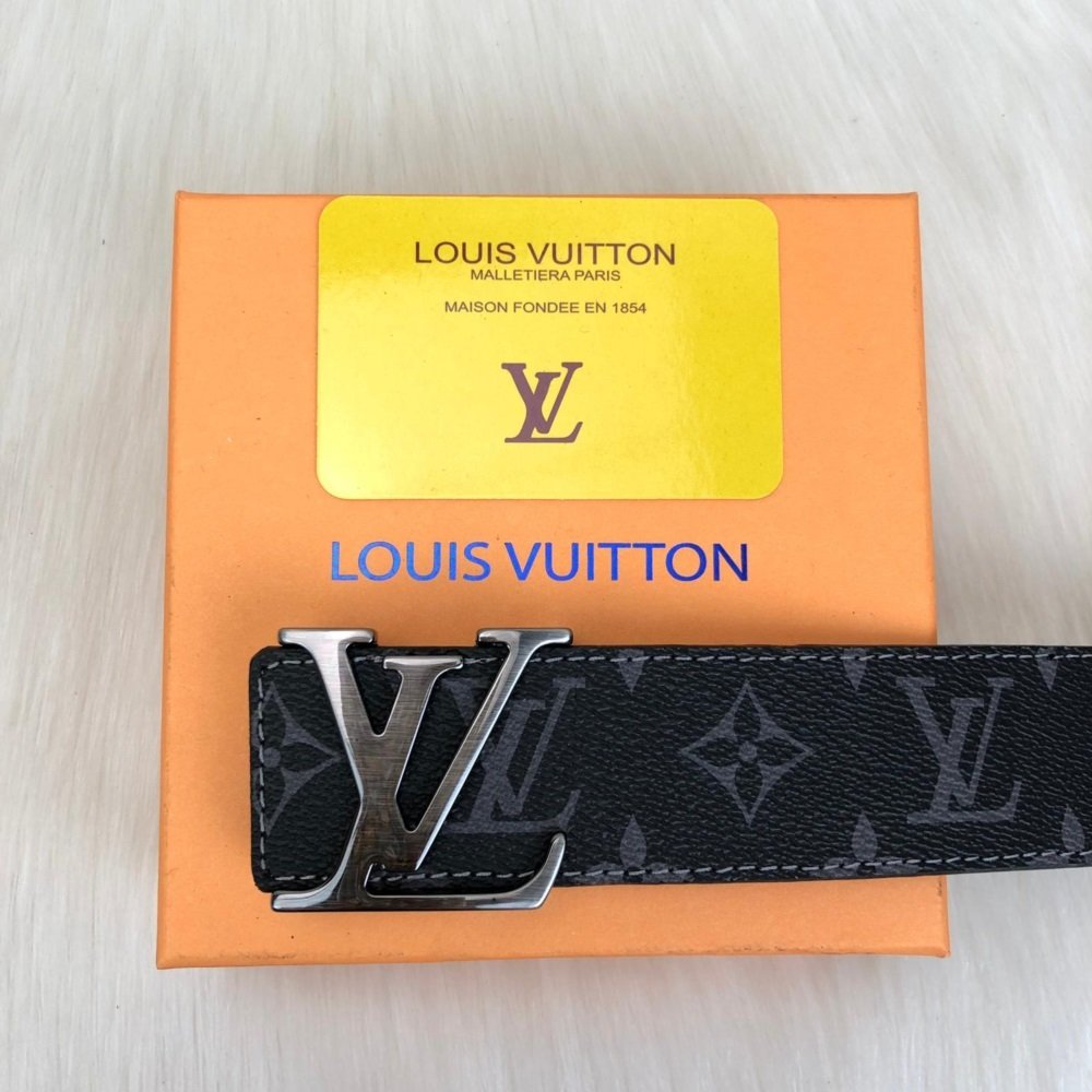 LOUIS VUITTON ECLİPSE KEMER %100 HAKIKI DERI SİYAH