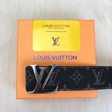 LOUIS VUITTON ECLİPSE KEMER %100 HAKIKI DERI SİYAH