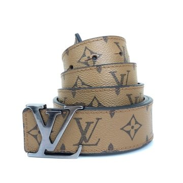 LOUIS VUITTON MONOGRAM CANVAS KEMER %100 HAKIKI DERI TABA