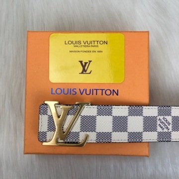 LOUIS VUITTON AZUR KEMER %100 HAKIKI DERI BEJ