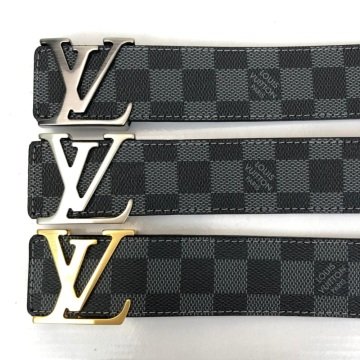 LOUIS VUITTON DAMİER GRAPHİTE KEMER %100 HAKIKI DERI SİYAH