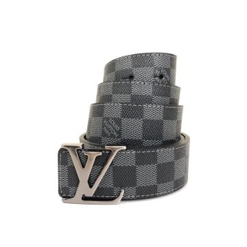 LOUIS VUITTON DAMİER GRAPHİTE KEMER %100 HAKIKI DERI SİYAH