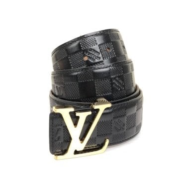 LOUIS VUITTON İNFİNİ KEMER %100 HAKIKI DERI SİYAH