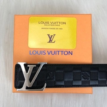 LOUIS VUITTON İNFİNİ KEMER %100 HAKIKI DERI SİYAH