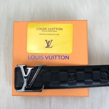 LOUIS VUITTON İNFİNİ KEMER %100 HAKIKI DERI SİYAH