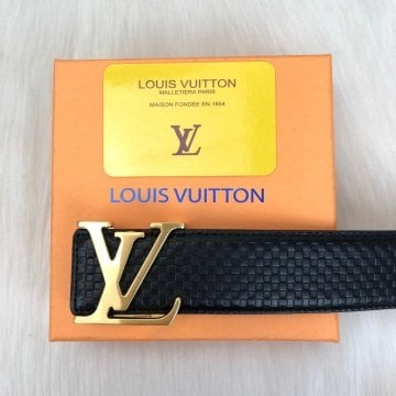 LOUIS VUITTON KEMER %100 HAKIKI DERI SİYAH