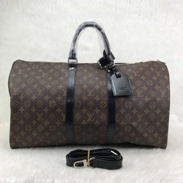 LOUIS VUITTON MONOGRAM CANVAS   VEJITAL DERI VALIZ 55X25CM