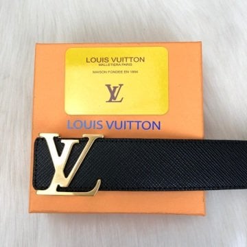LOUIS VUITTON TAİGA KEMER %100 HAKIKI DERI SİYAH