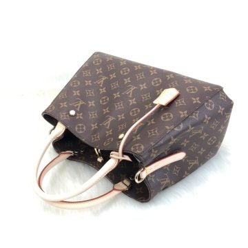 LOUİS VUİTTON MONTAİGNE MM %100 HAKIKI DERI MONOGRAM CANVAS