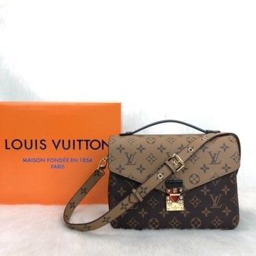 METIS POCHETTE RESERVE MONOGRAM CANVAS %100 HAKIKI VEJITAL DERI