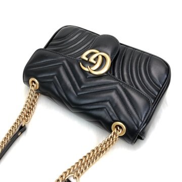 GUCCI MARMONT %100 HAKİKİ DERİ SİYAH