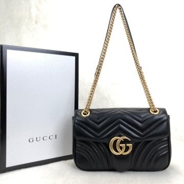 GUCCI MARMONT %100 HAKİKİ DERİ SİYAH