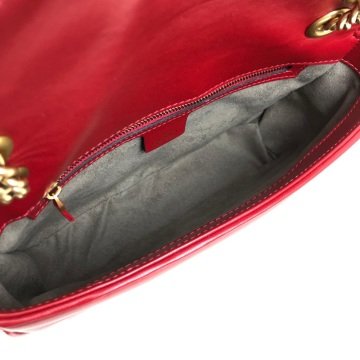GUCCI MARMONT %100 HAKİKİ DERİ KIRMIZI