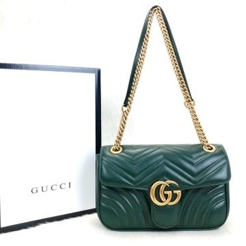 GUCCI MARMONT %100 HAKİKİ DERİ SİYAH