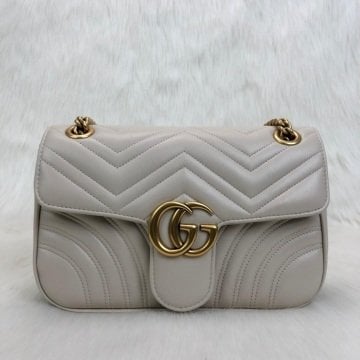 GUCCI MARMONT %100 HAKİKİ DERİ BEJ