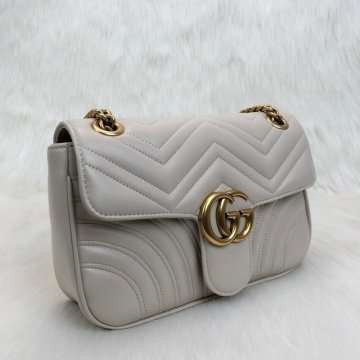 GUCCI MARMONT %100 HAKİKİ DERİ BEJ