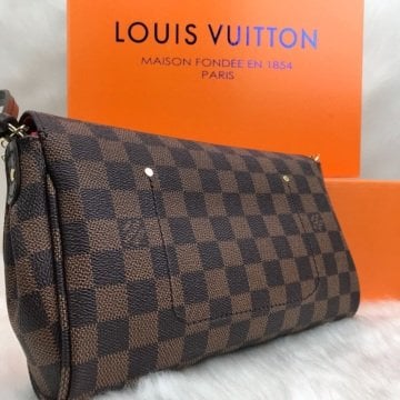 LOUİS VUİTTON FAVORİTE %100 HAKIKI DERİ DAMİER