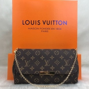 LOUİS VUİTTON FAVORİTE %100 HAKIKI DERİ MONOGRAM CANVAS